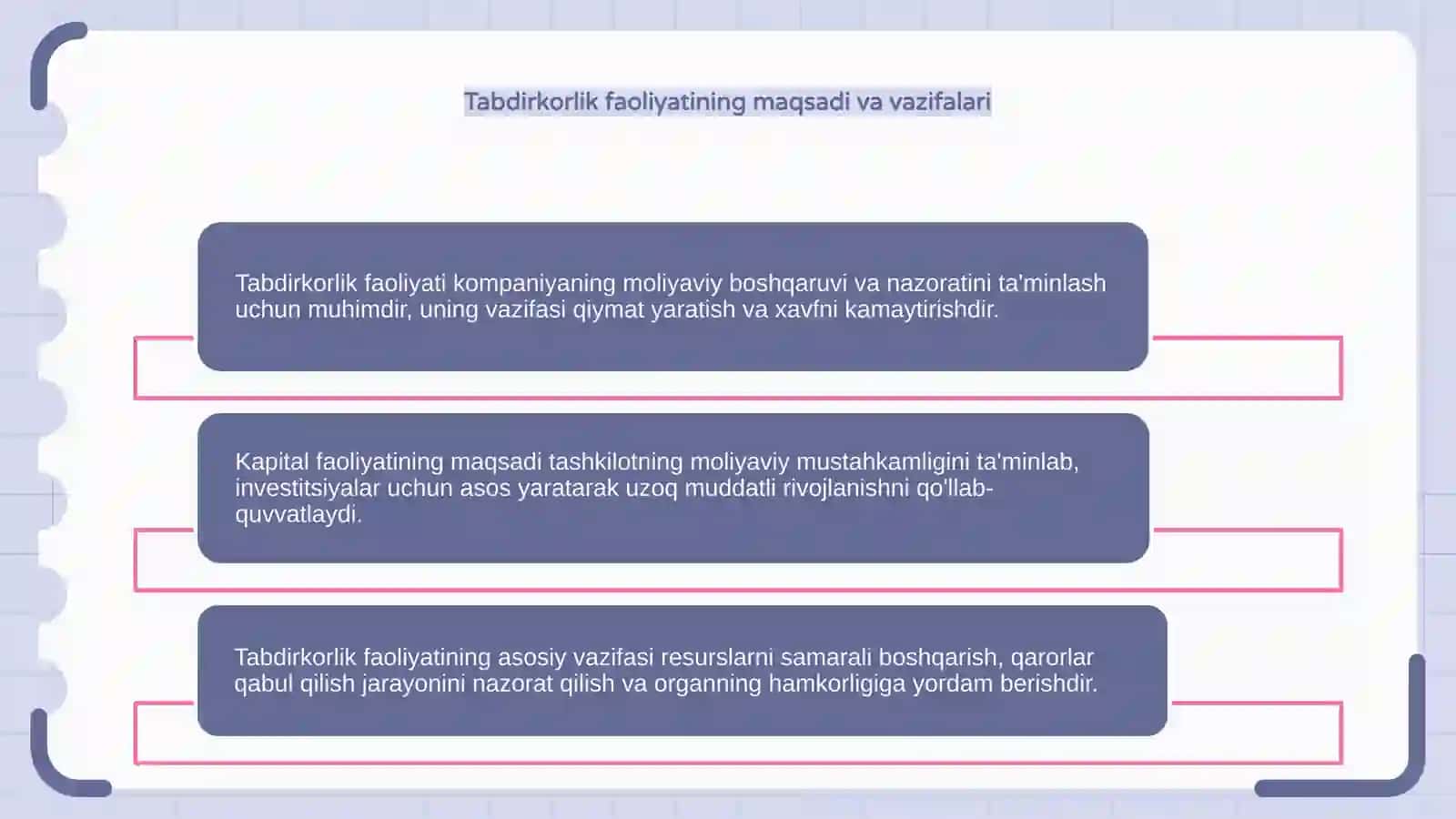 Tabdirkorlik faoliyati va kapitali 4