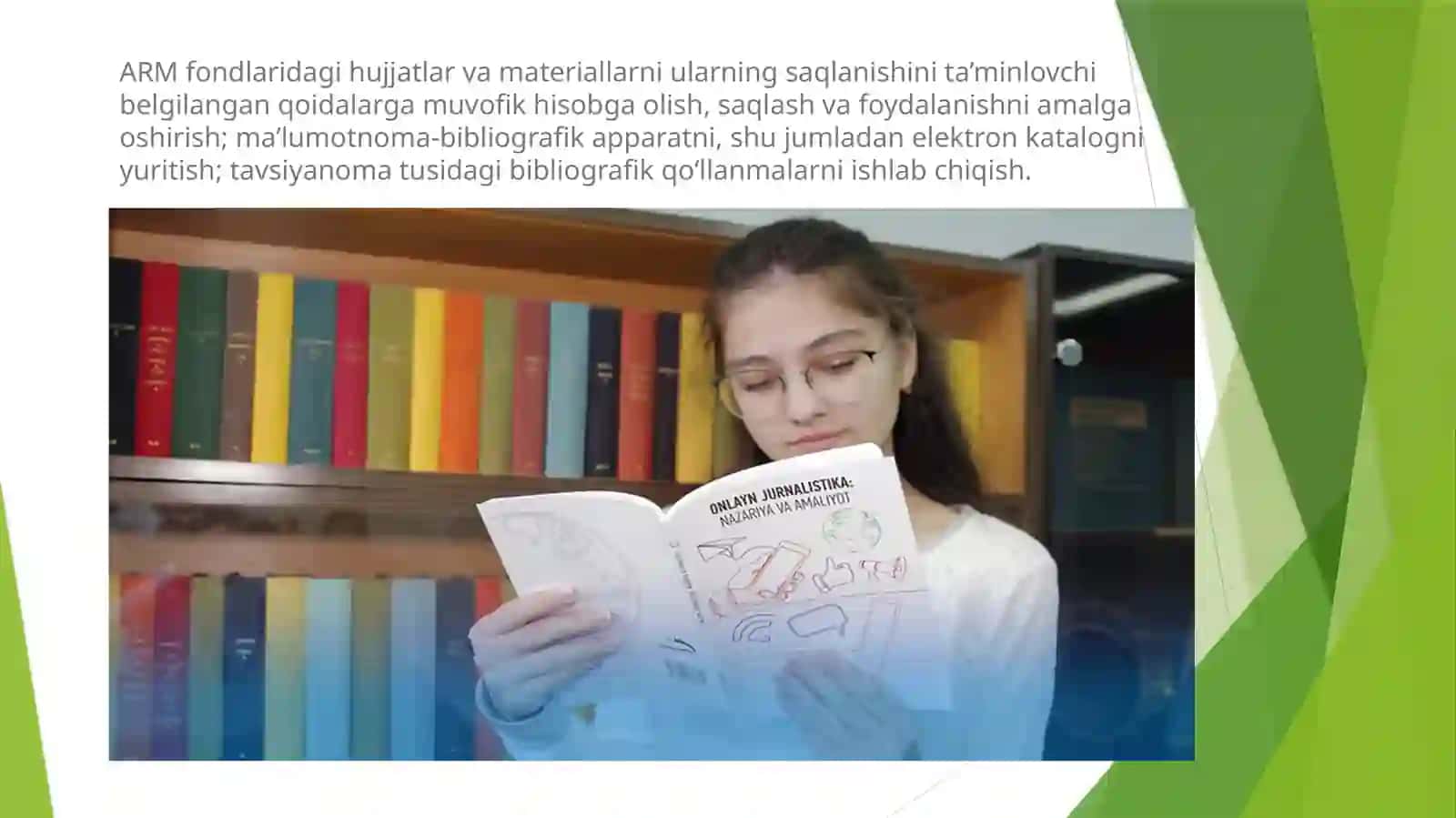 Kutubxonafondini tashkil etish jarayonlari tahlil qilish 4