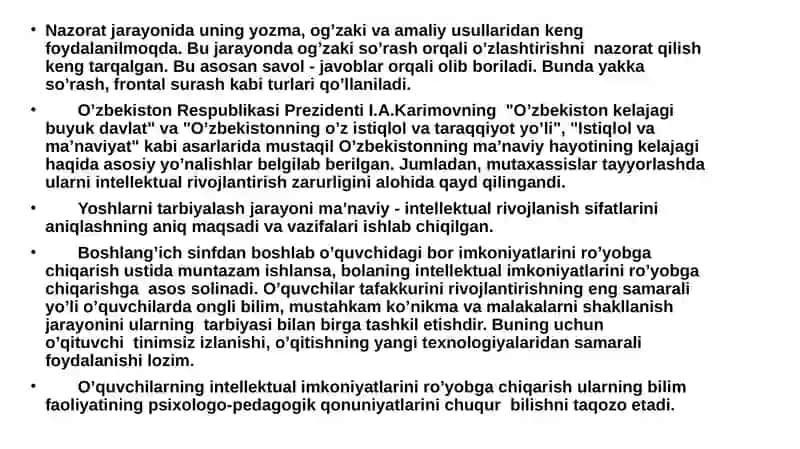 Yoshlarni Mustaqil Bilim Olishga O'rgatish 4