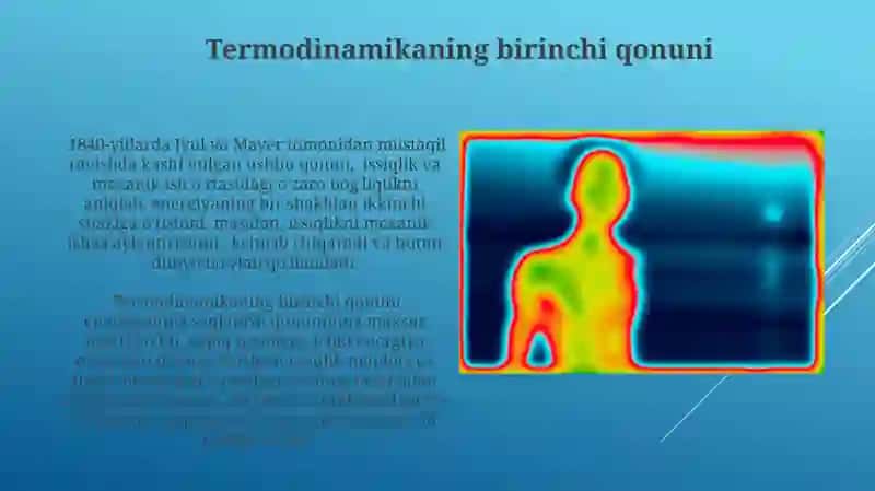 Termodinamik muvozanat Termodinamikaning qonunlari 4