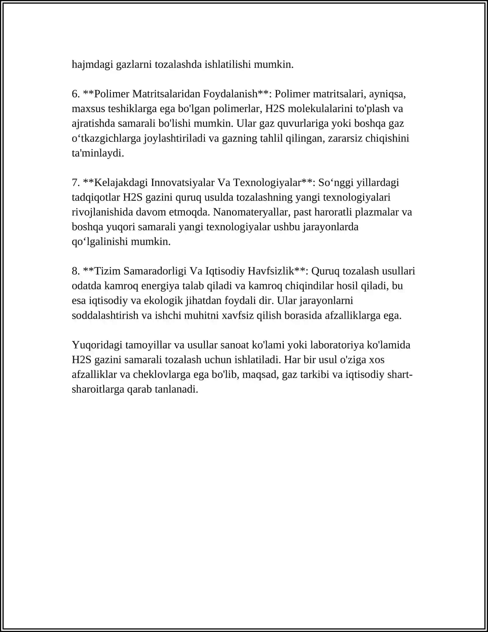 GAZLARNI H2S DAN TOZALASHNING QURUQ USULLARI 4
