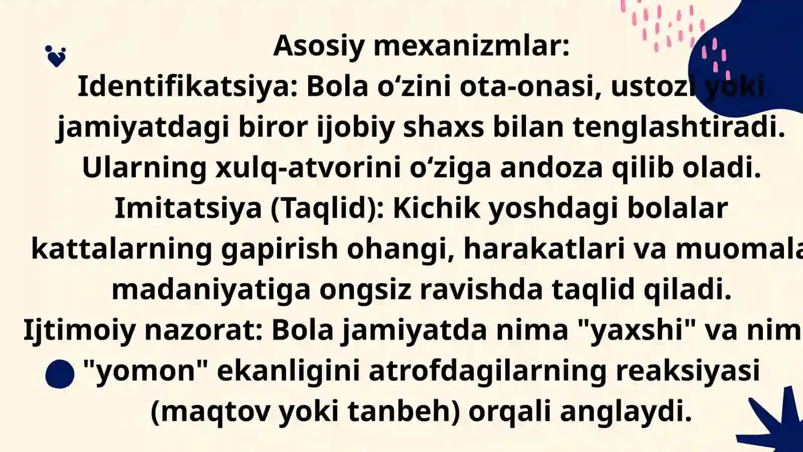 Bolaning sotsiumda rivojlanishi 4