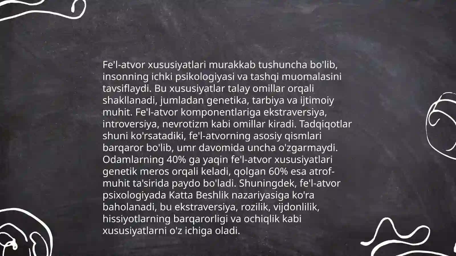 Shaxsning individual xususiyatlari 4
