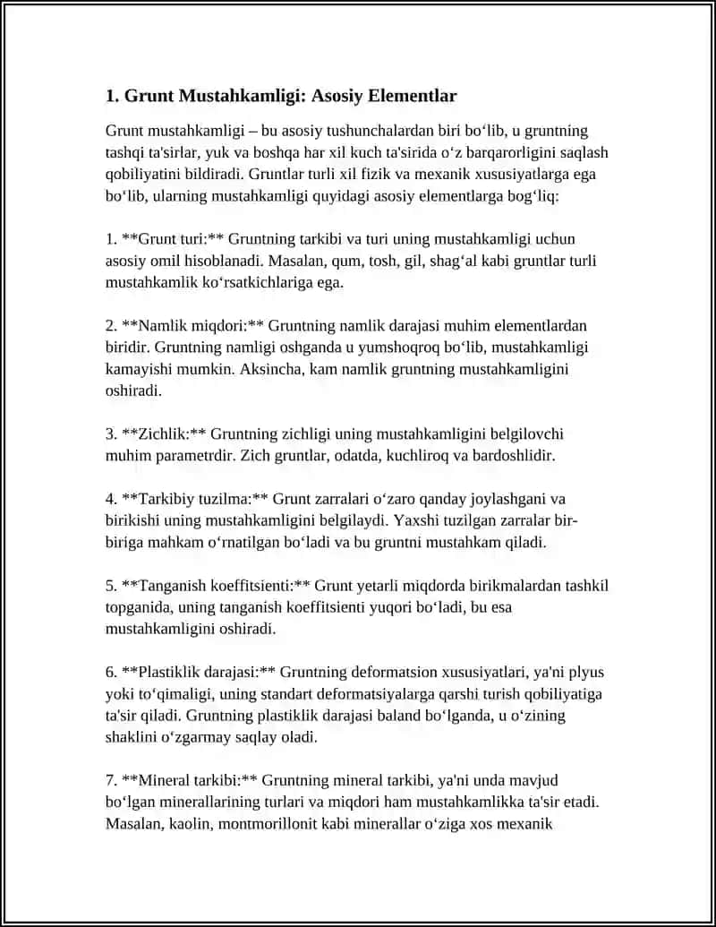 Grunt Mustahkamligi 4