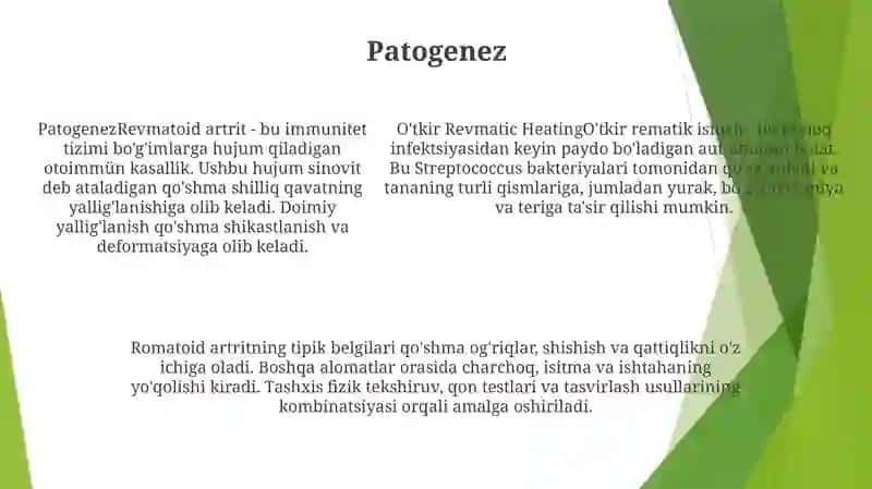O'Tkir Revmatik Isitma. Simtomatalogiyasi Va Tekshirish Usullari 4