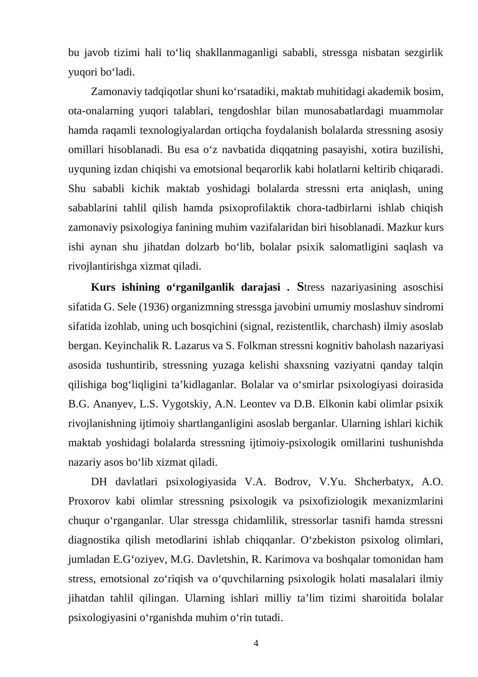Kichik maktab davrida stress va uning tahlili 4