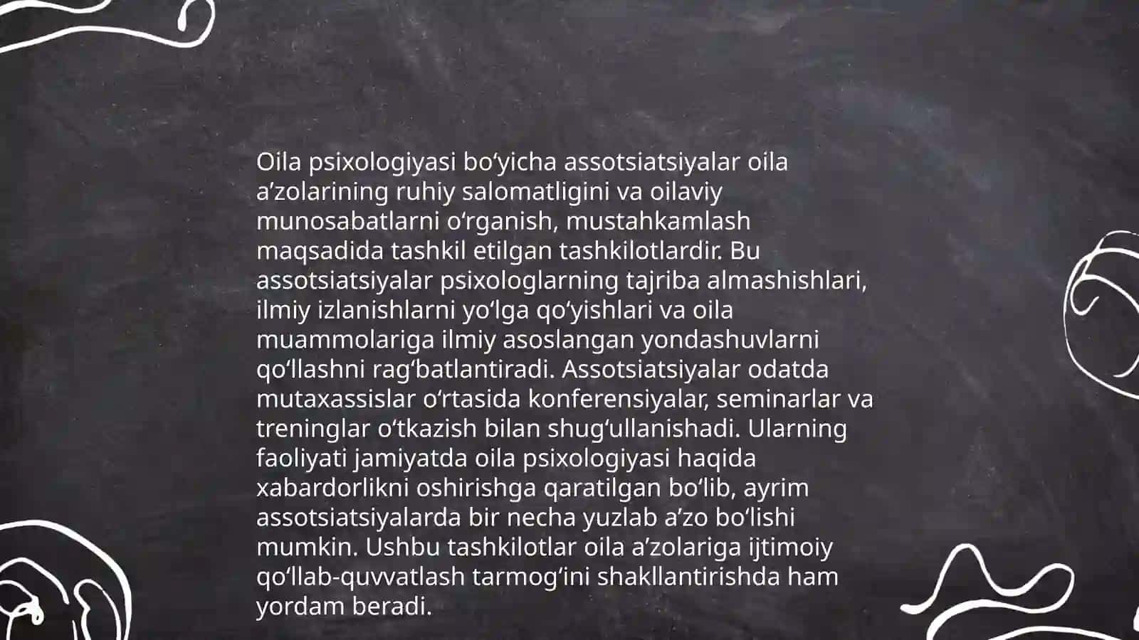 Psixologik jamiyatlar va assotsiatsiyalar 4