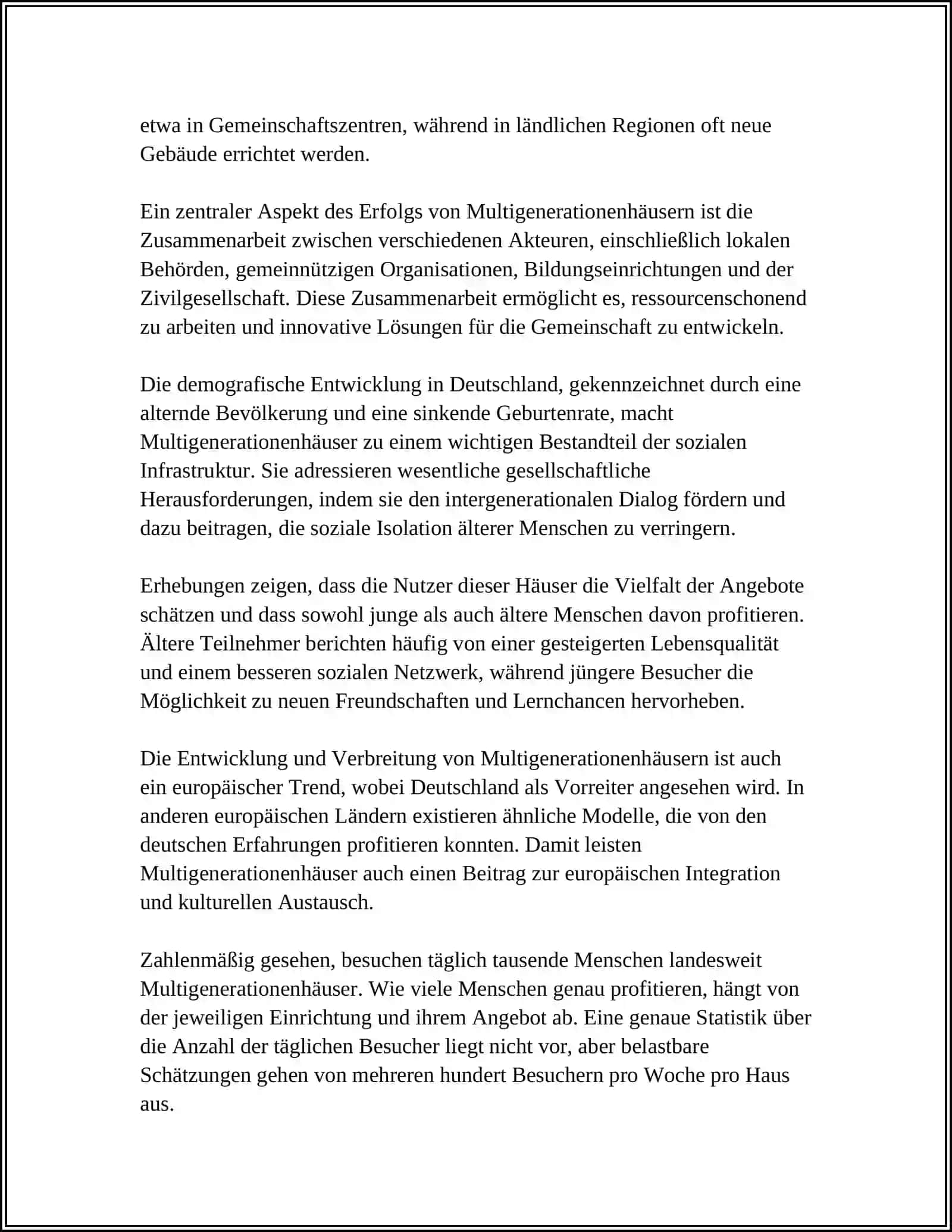 Multigenerationenhäuser 4
