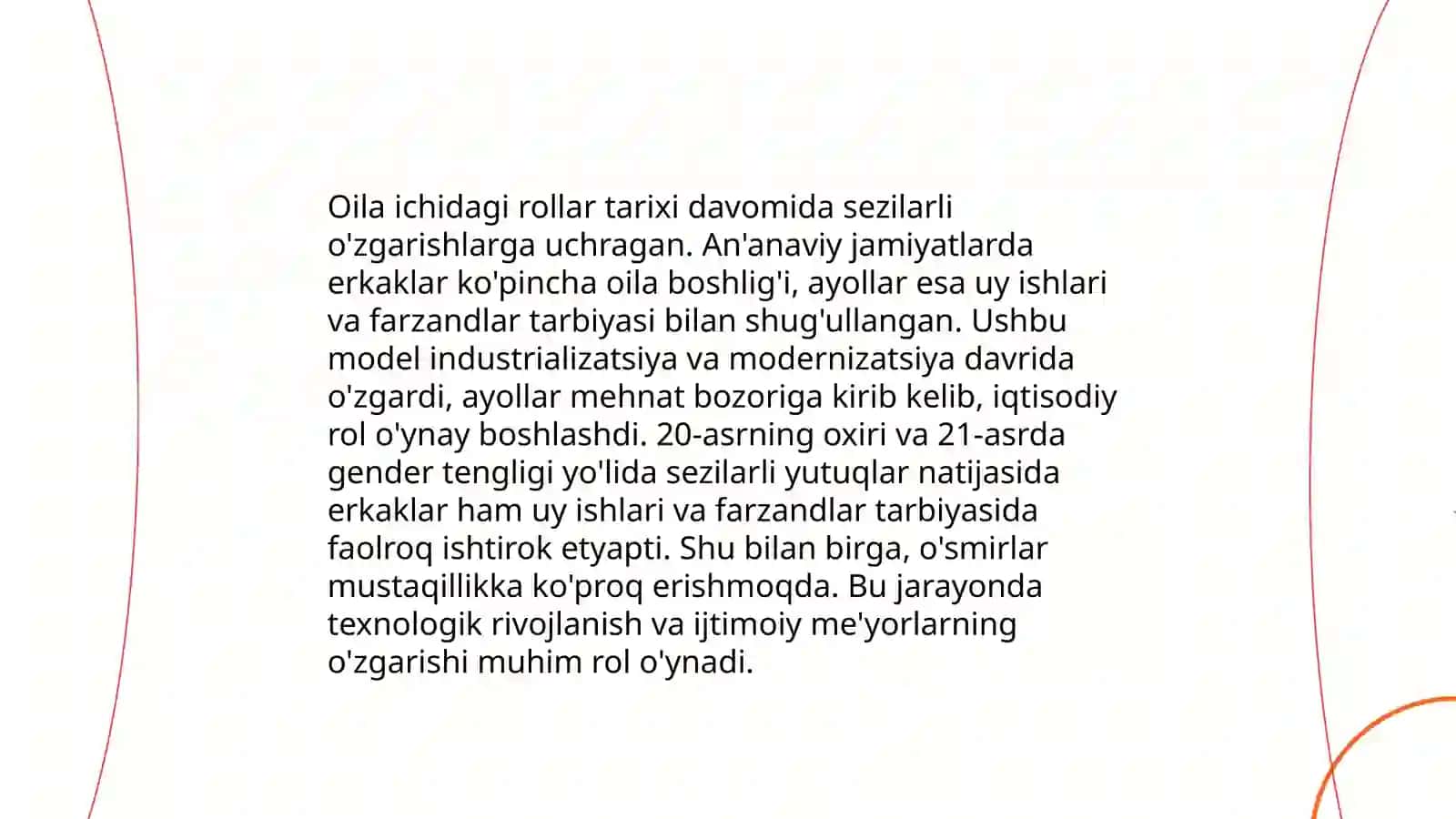 Oilaviy munosabatlarning ildizlari va attraksiya 4