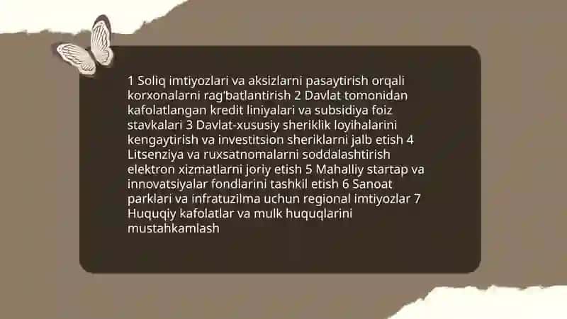 Iqtisodiyotni modernizatsiya qilish sharoitida investitsiyalar va ularning ahamiyati 4