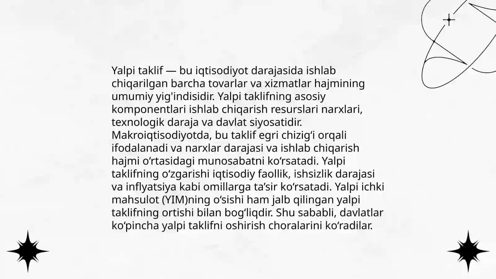 Yalpi talab va yalpi taklif 4