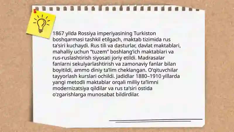 Maktab va pedagogik fikrlar 4