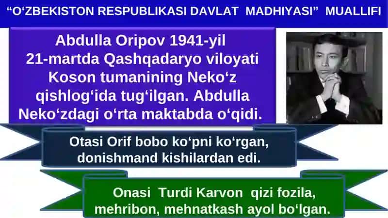 Abdulla Oripovning hayoti va ijodi 4