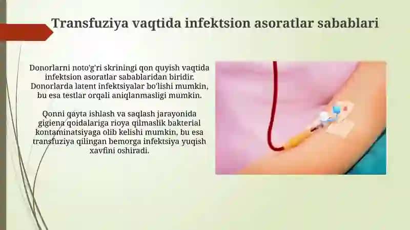 Transfuzion infektsiyalar 4