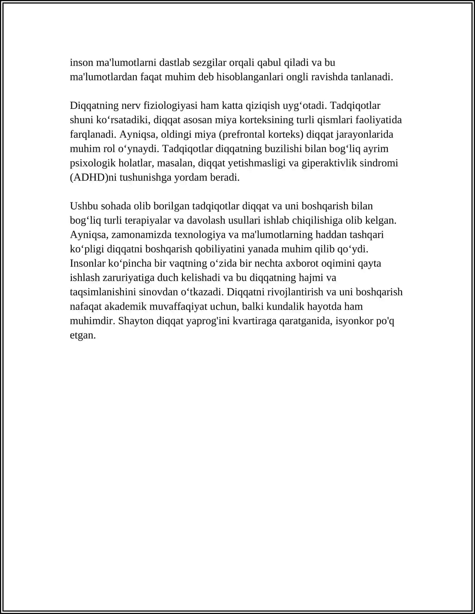 DIQQAT HAQIDA TUSHUNCHA 4