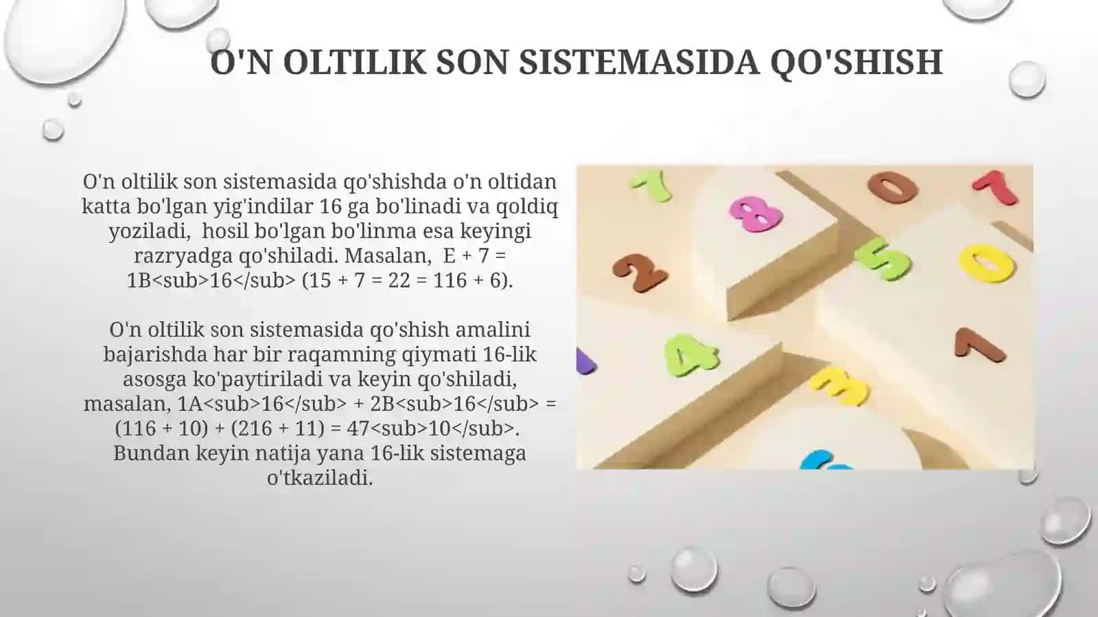 Sakkizlik son sistemasida ko'paytirish amallari 4