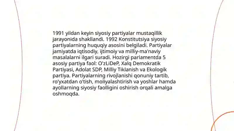 O'zbekistondagi ijtimoiy-siyosiy jarayonlari 4