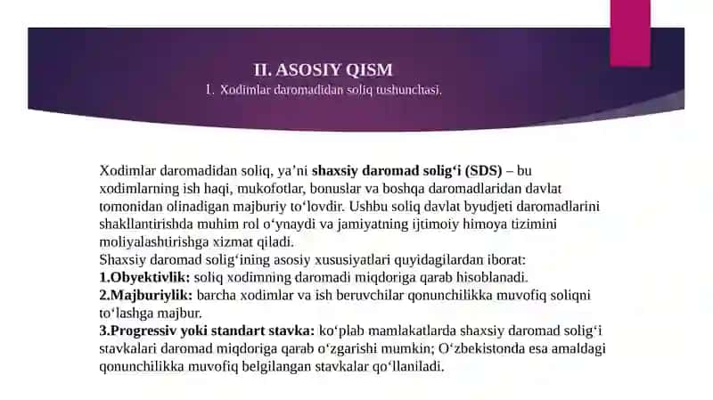 Xodimlar daromadidan soliq hisoblashda imtiyozlar hisobotni to'ldirish 4