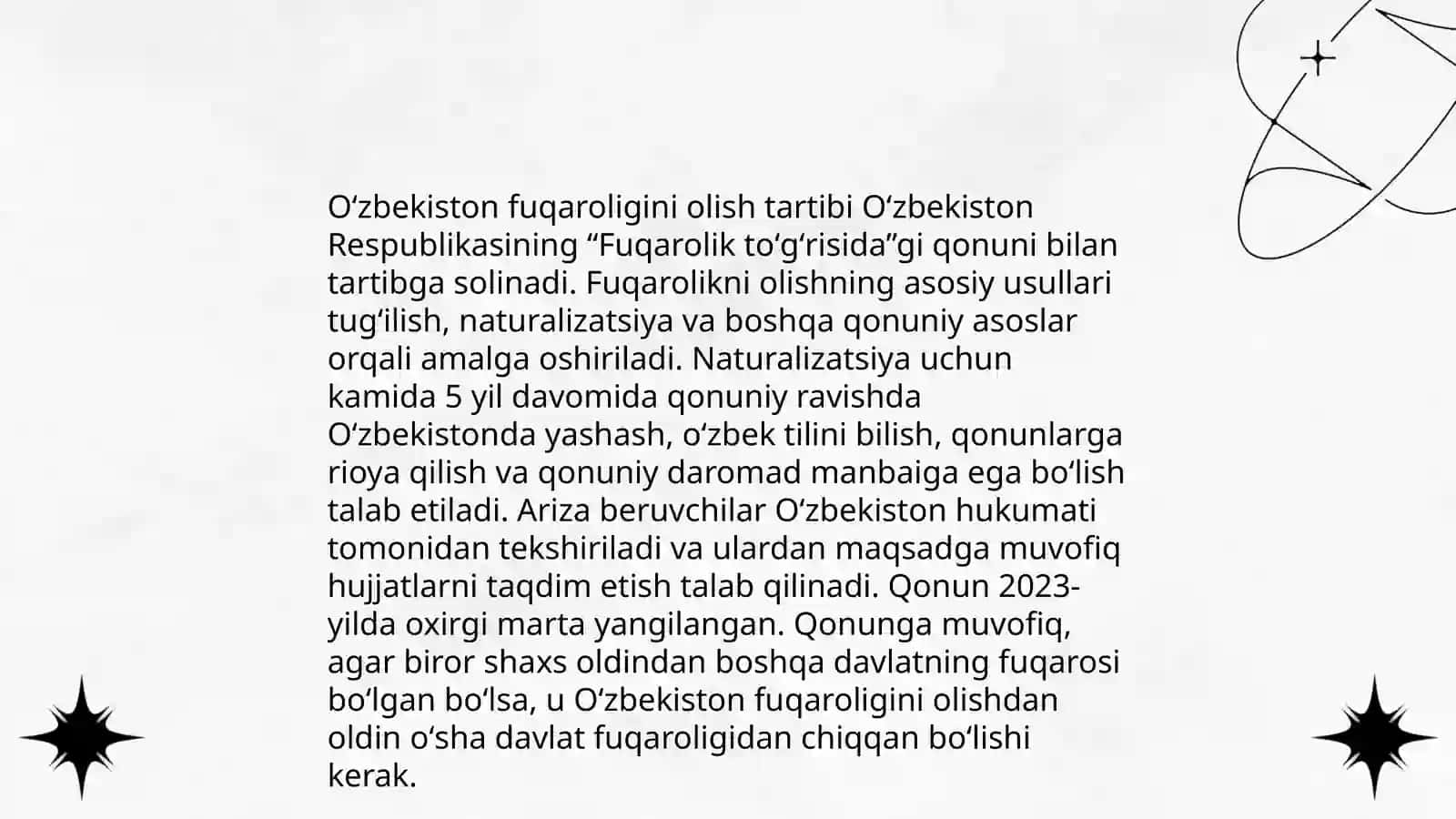 O‘zbekiston Respublikasi fuqaroligi 4
