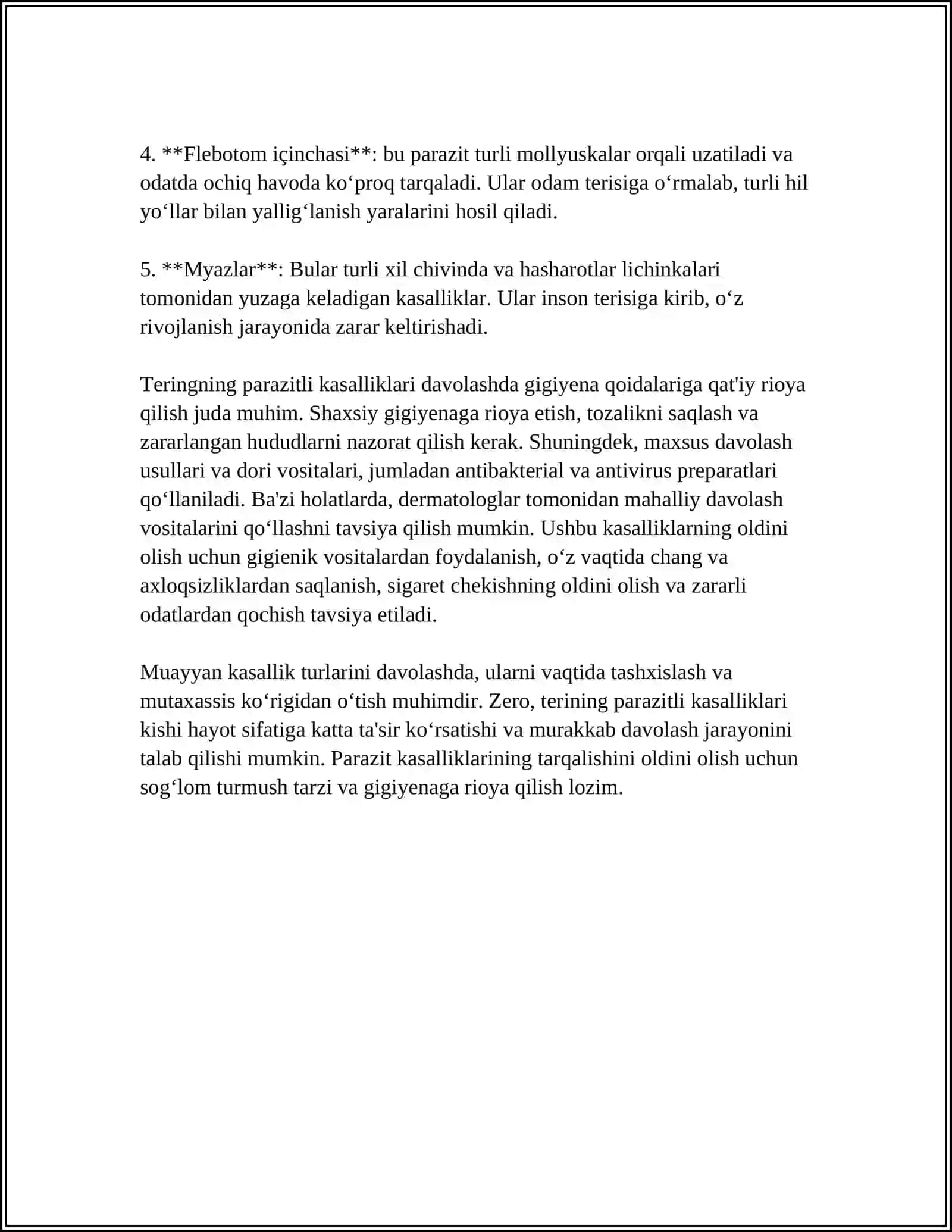 TERINING PARAZITLI KASALLIKLARI 4