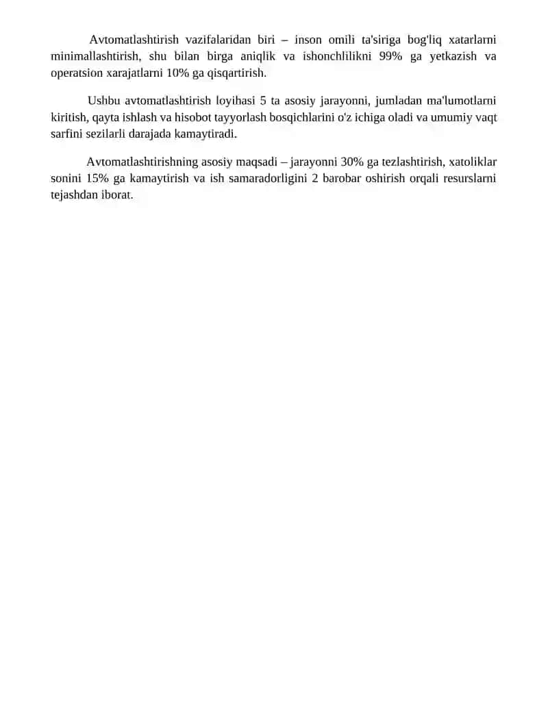 PECHLAR ISH JARAYONINI AVTOMATLASHTIRISH 4