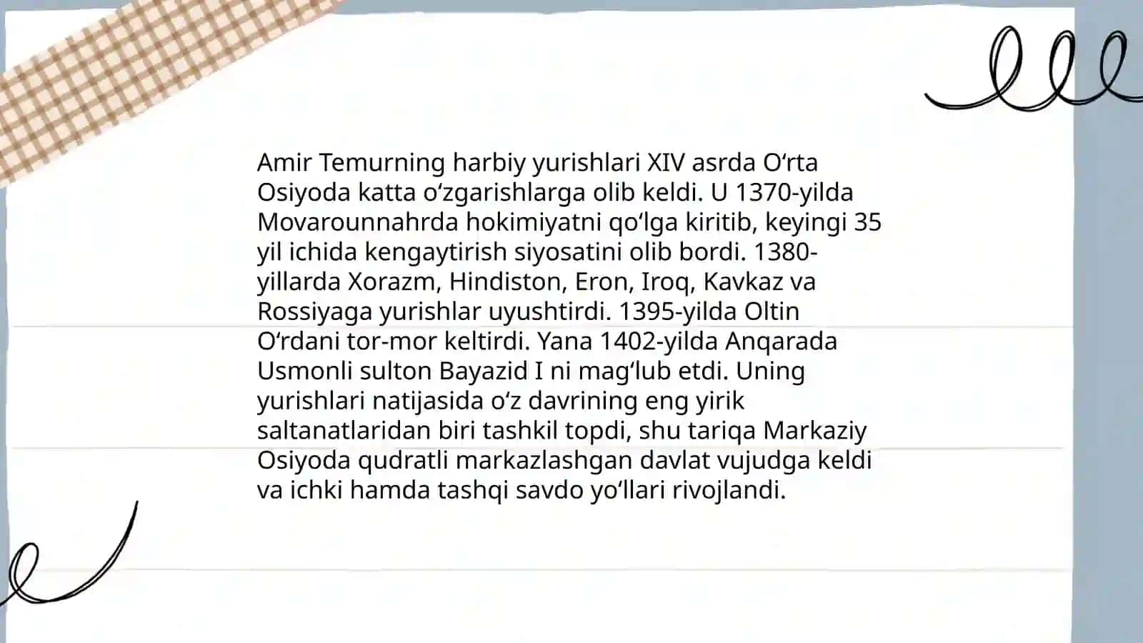 Amir Temur buyuk davlat arbobi 4
