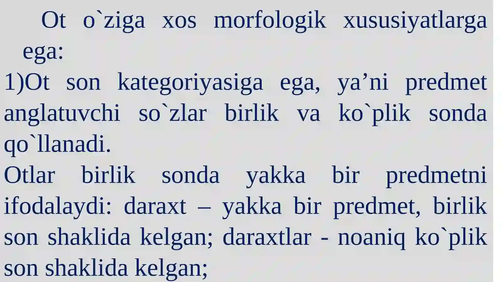 Ot.Otning leksik-grammatik xususiyatlari 4