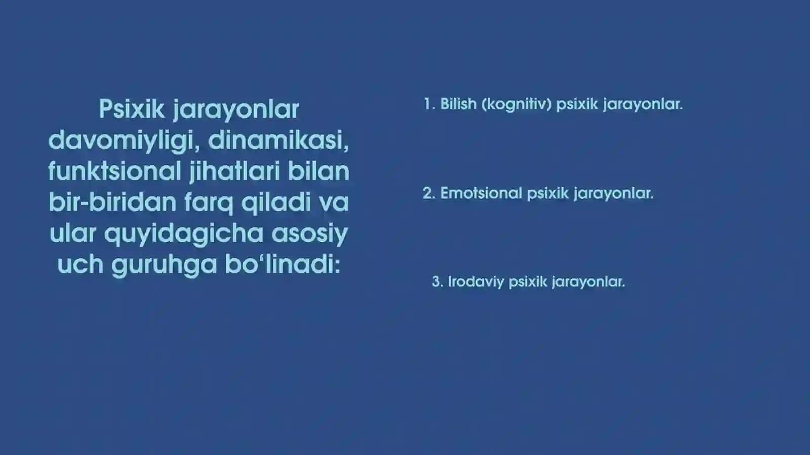 Psixik jarayonlarning inson hayotidagi ahamiyati 4