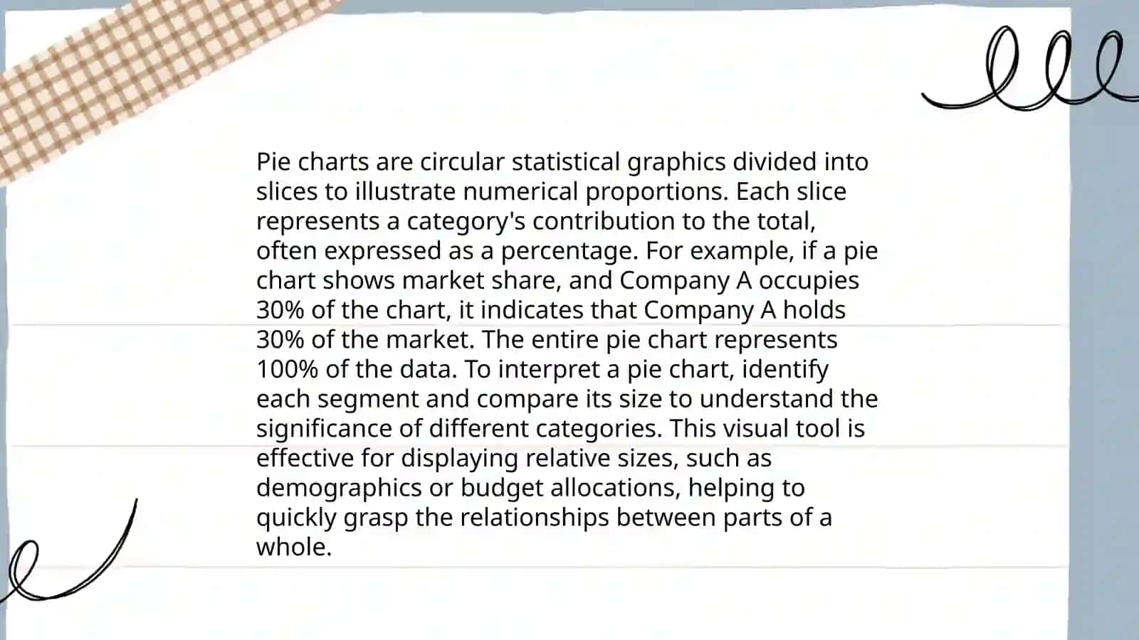 Describing visual data 4