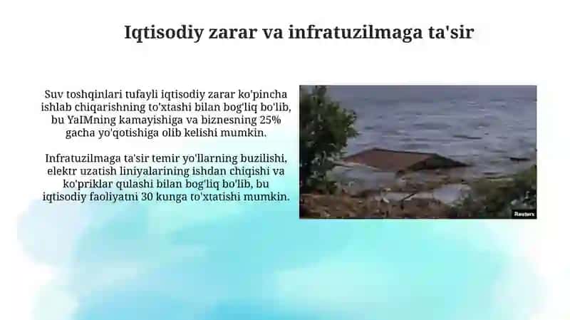 Suv toshqini oqibatlari 4