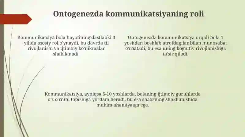 Filogenezda kommunikatsiyaning roli 4