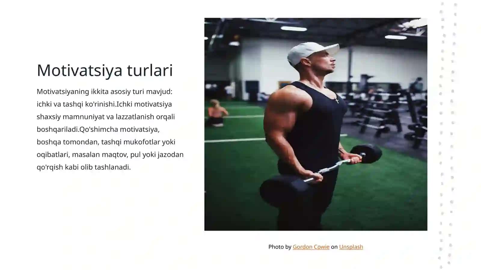 Motivatsiya va faoliyat 4