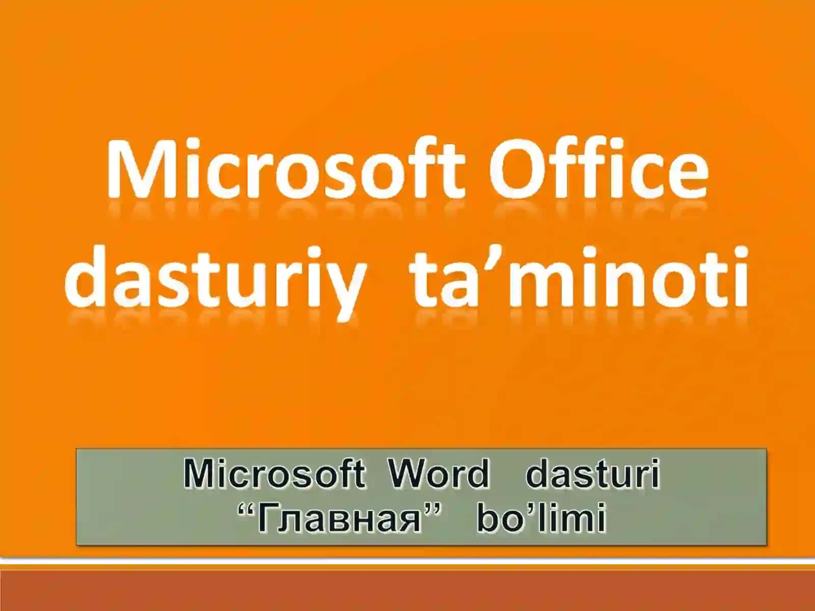 Xakimjonova Nilufarning informatika fanidan tayyorlashgan 4