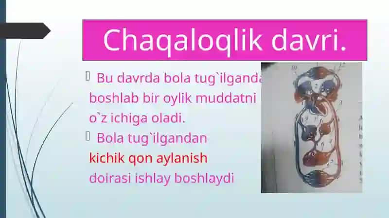 Bolaning o'sishi va rivojlanishi 4