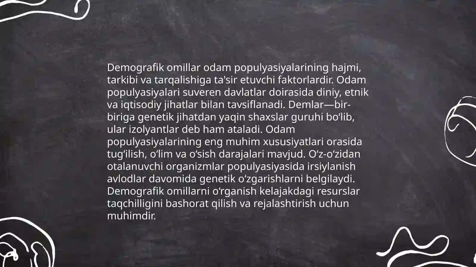 Odam papuliyatsiyasi demlar izolyantlar 4