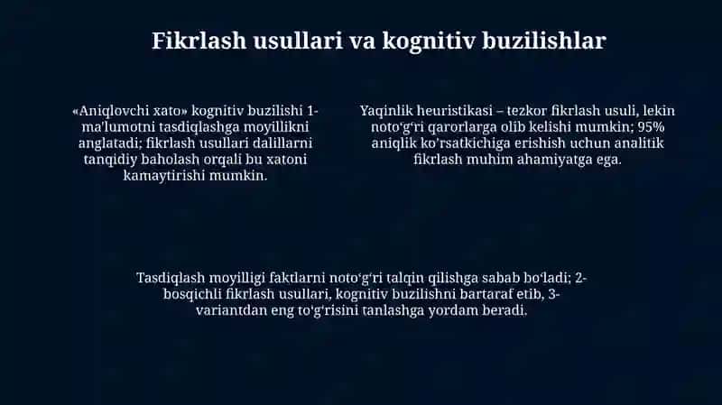 Tafakkur operatsiyalari 4