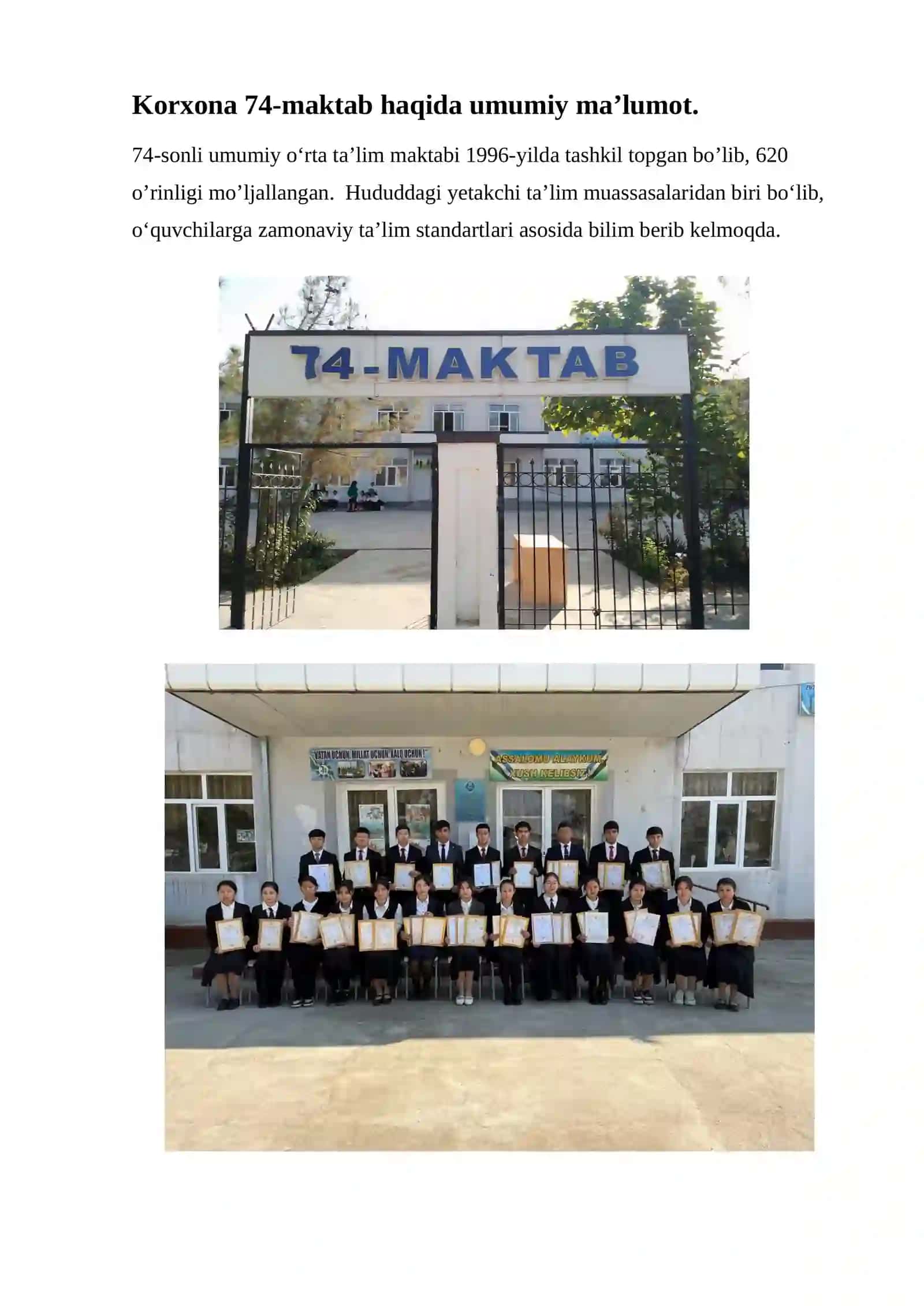 ISHLAB CHIQARISH AMALIYOTI HISOBOTI 4