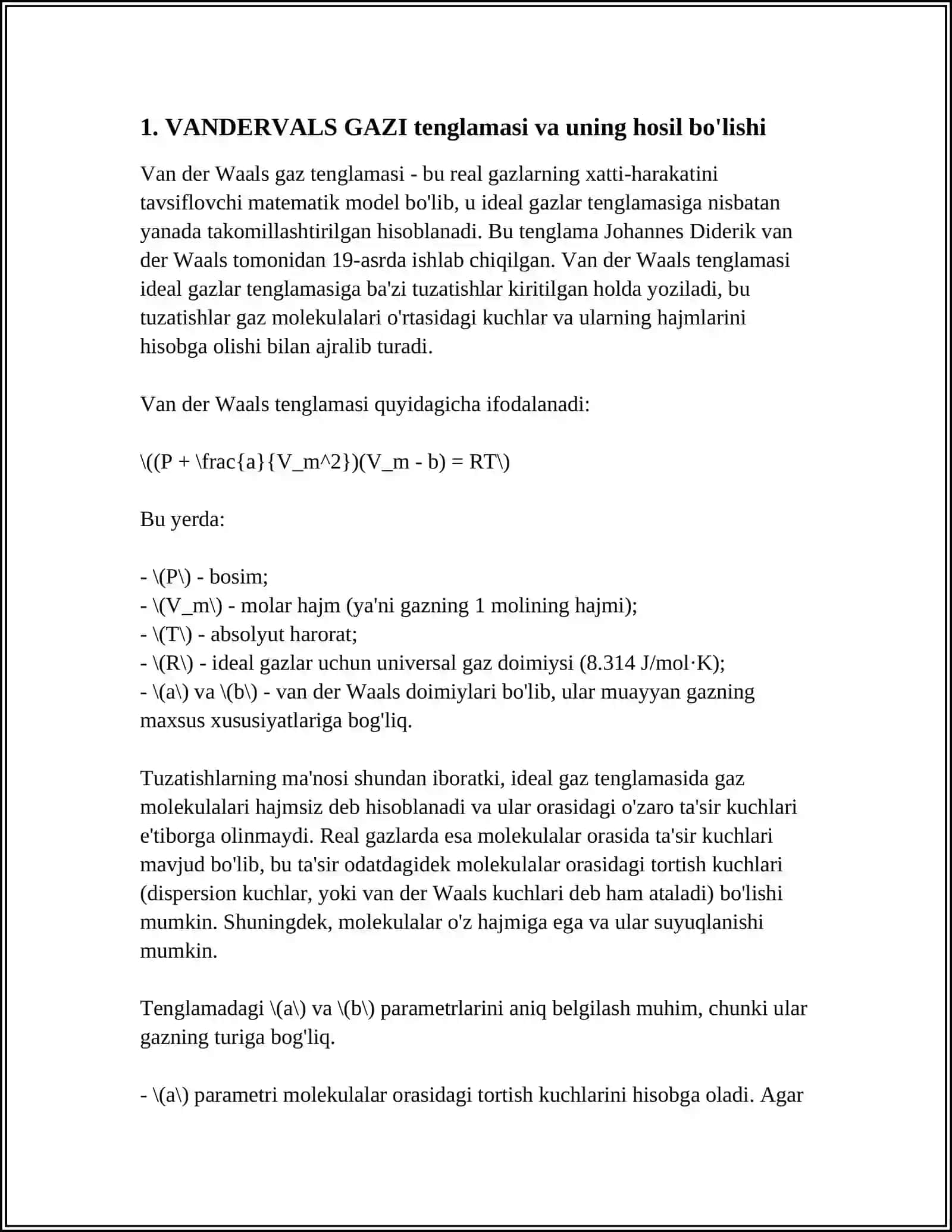 VANDERVALS GAZI 4