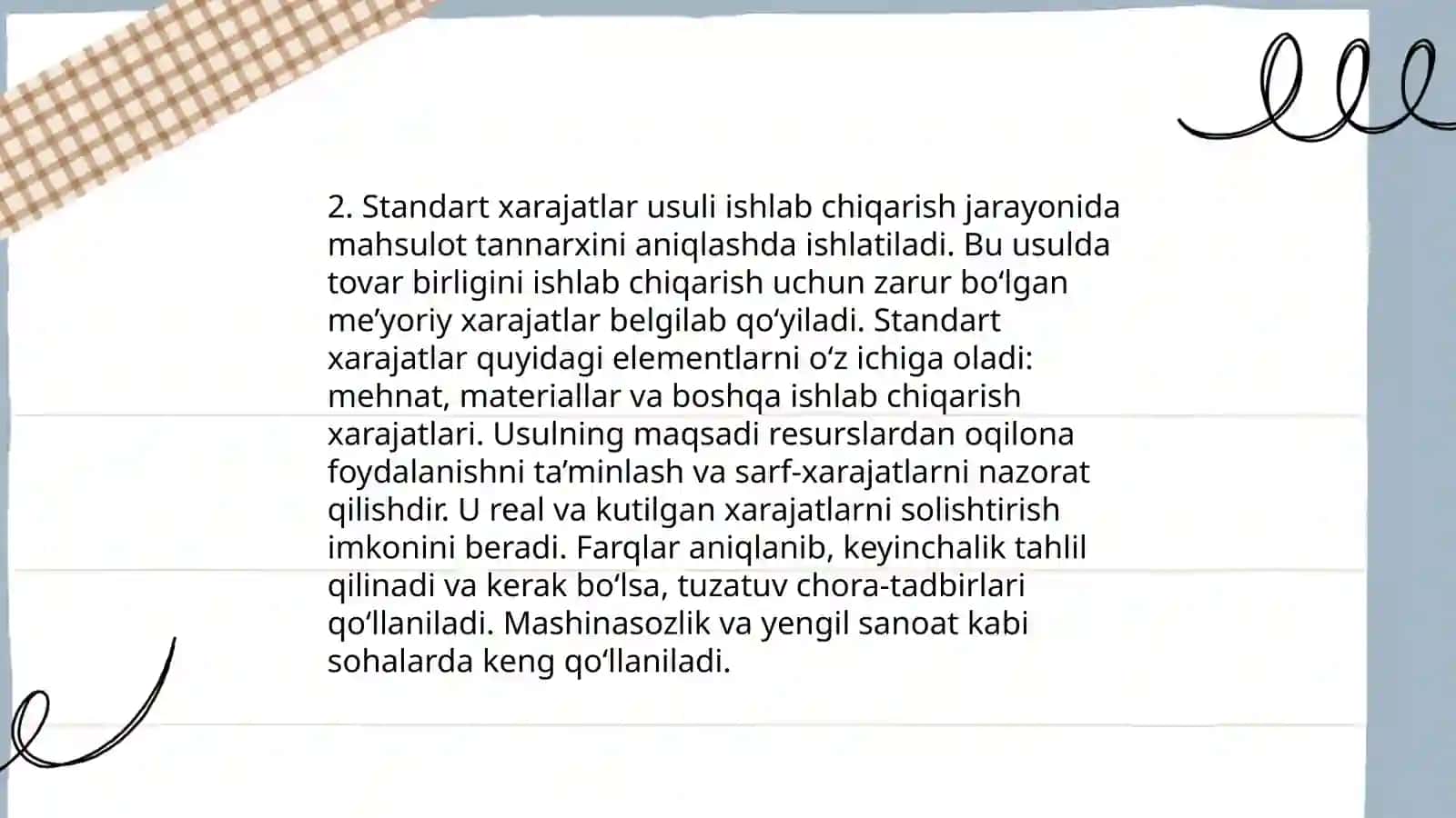 Faoliyatga asoslangan hisoblash usuli 4