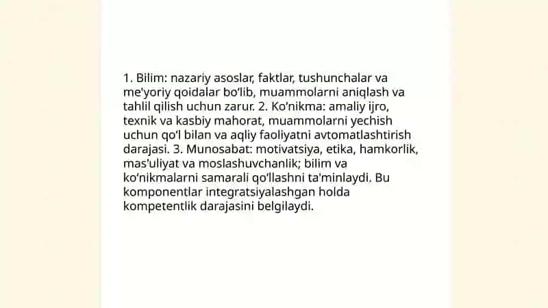 Kompetentlik tushunchasining mohiyati 4
