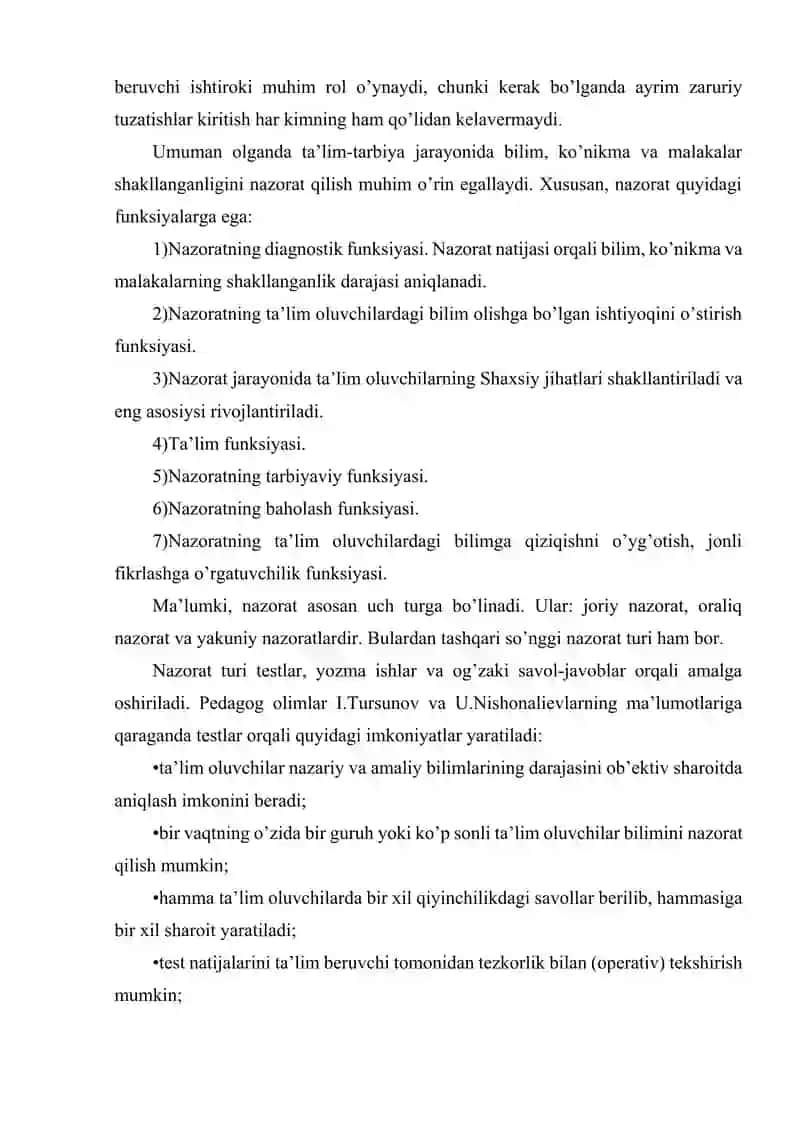 TA'LIM OLGANLIKNI TASHXIS ETISH 4