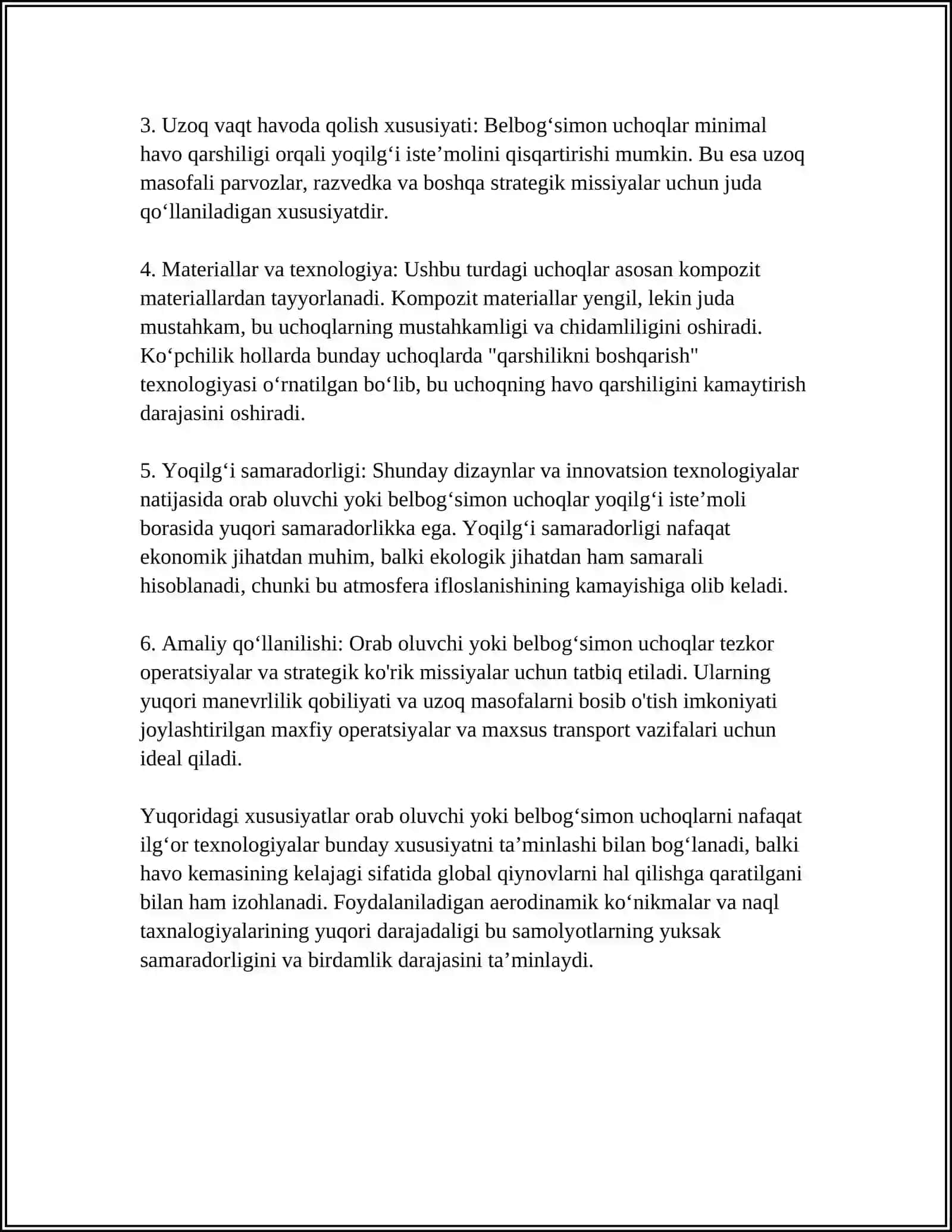 ORAB OLUVCHI YOKI BELBOGSIMON UCHUQ 4