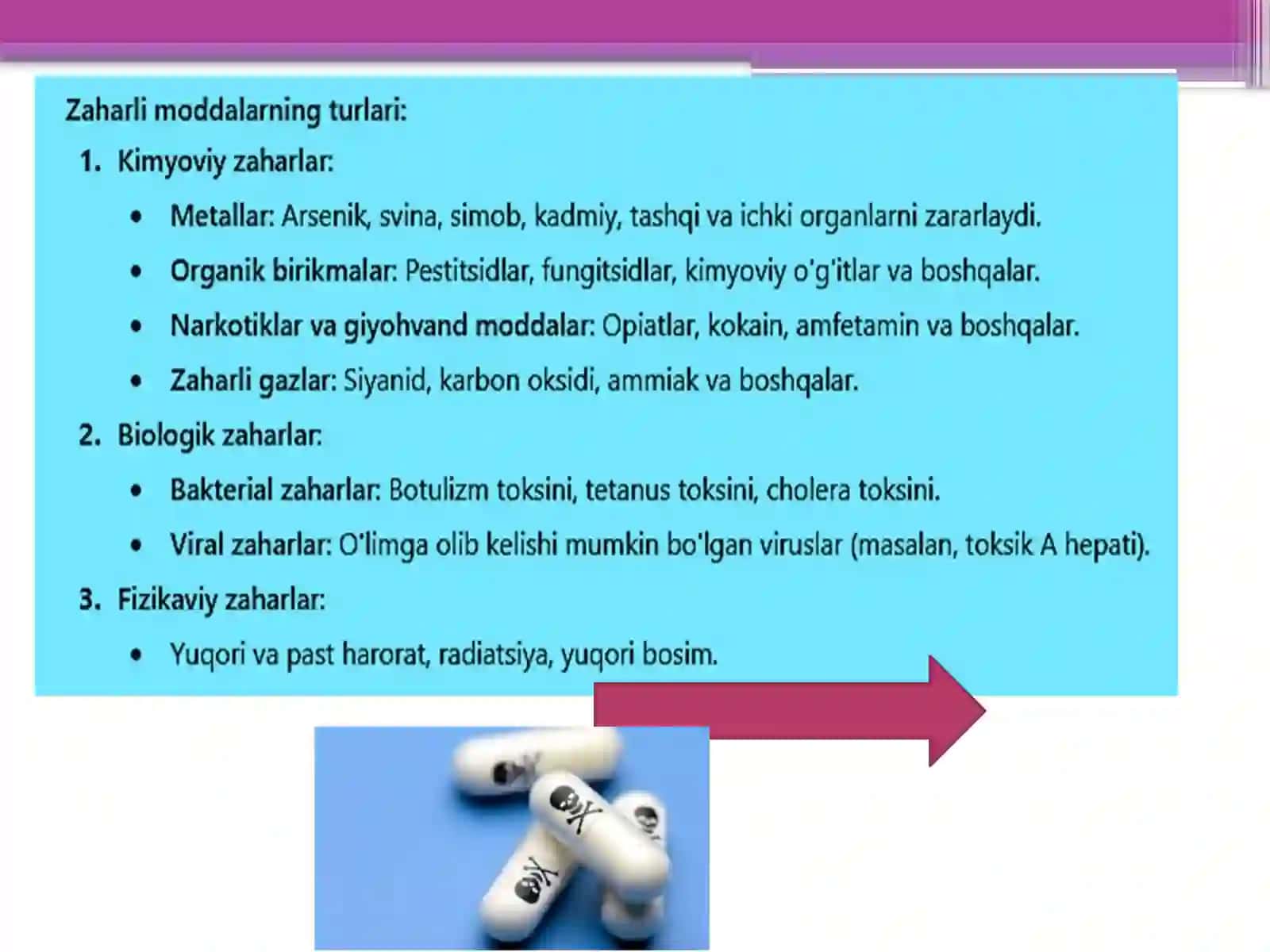 Zaharlar va ularning toksikologiyasi 4
