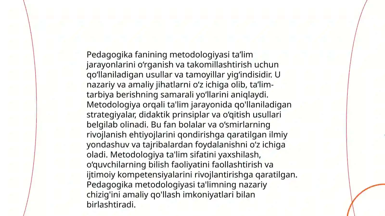 Pedagogika fani obyekti va metodologiyasi 4