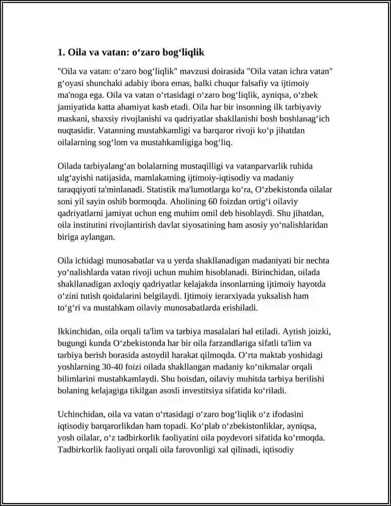 Oila va vatan: o‘zaro bog‘liqlik 4