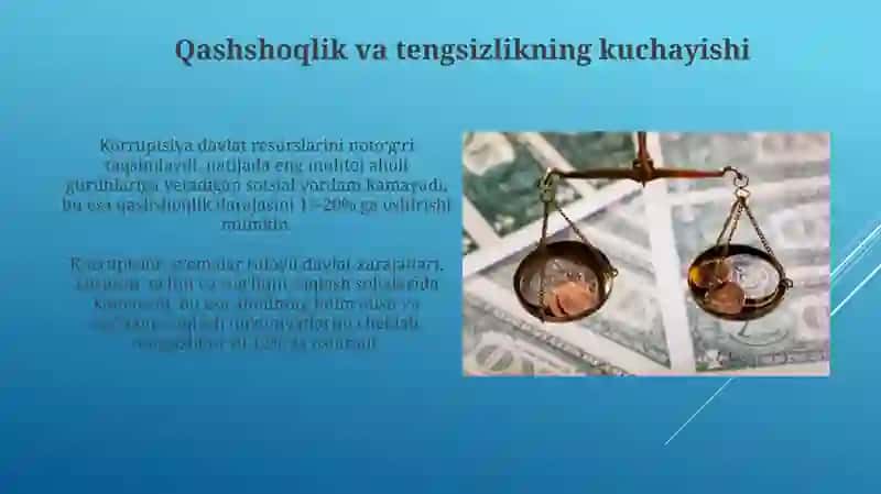 Korrupsiyaning iqtisodiy-oqibatlari 4