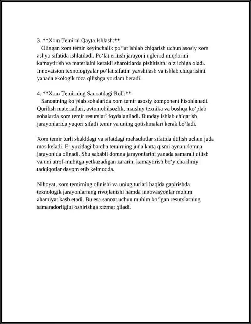 DOMNA JARAYONI MAHSULOTLARI 4