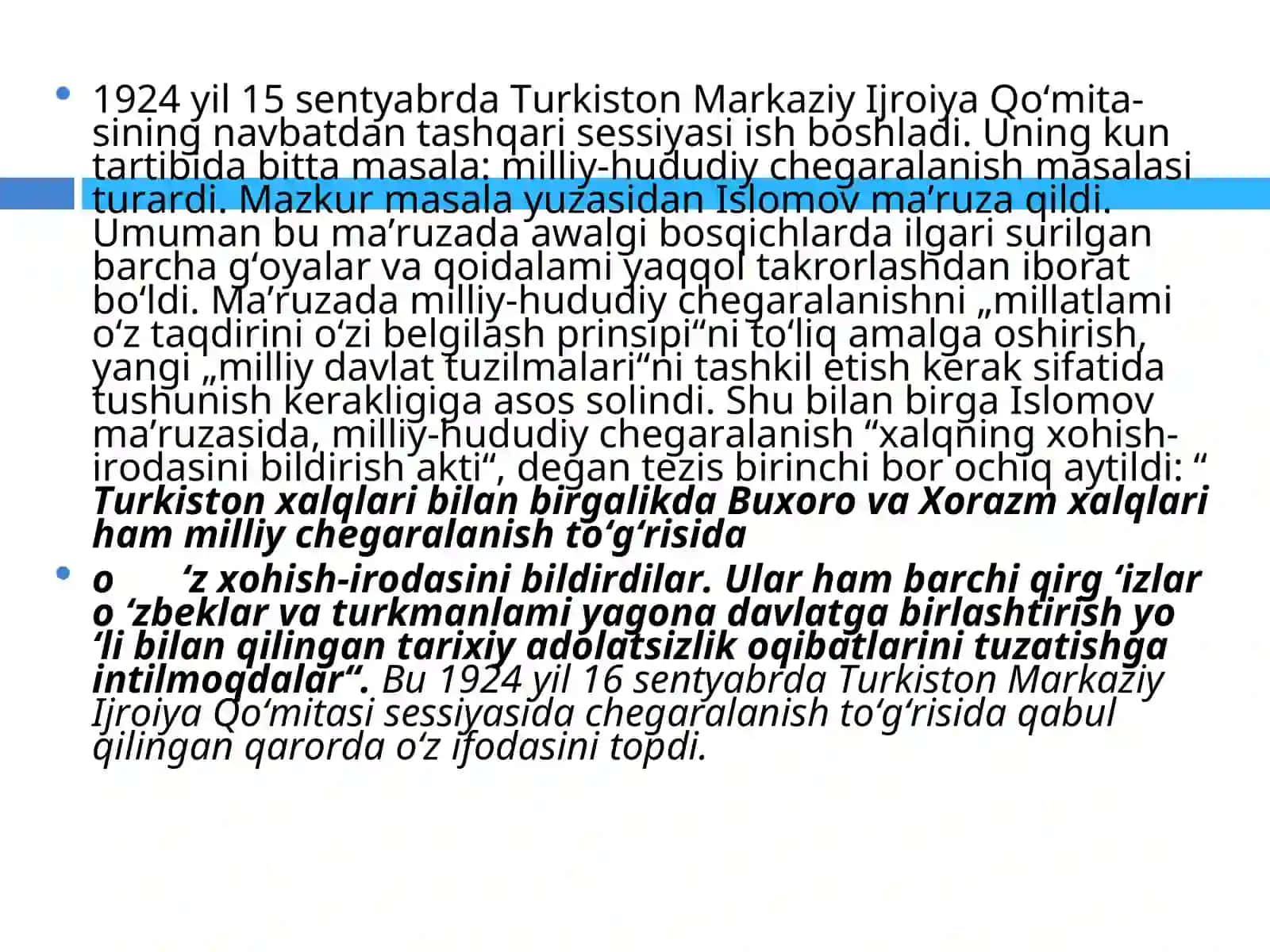 1917-1924 YILLARDA O’RTA OSIYONING TARIXIY GEOGRAFIYASI 4