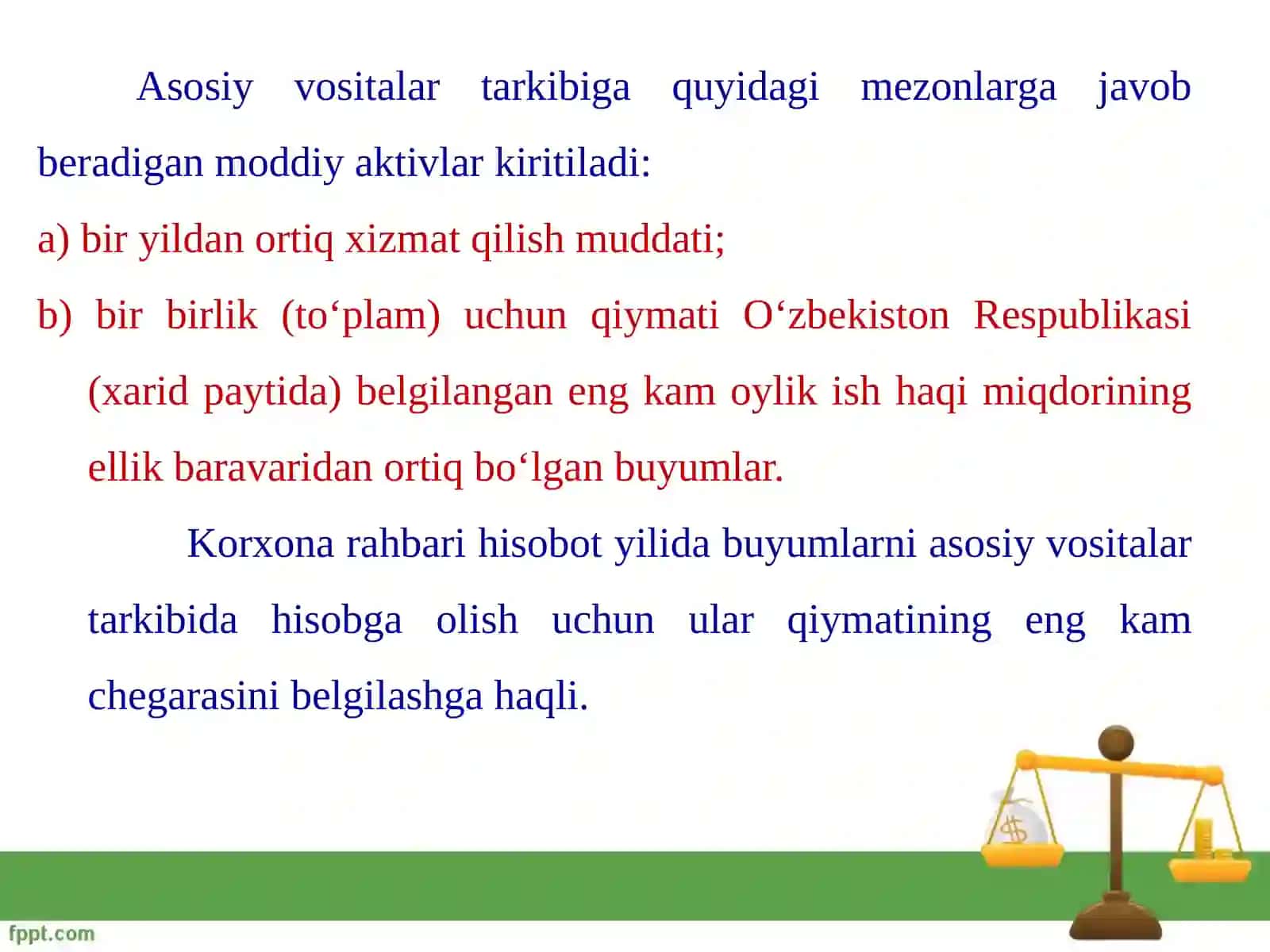 UZOQ MUDDATLI VA JORIY AKTIVLAR HISOBI 4