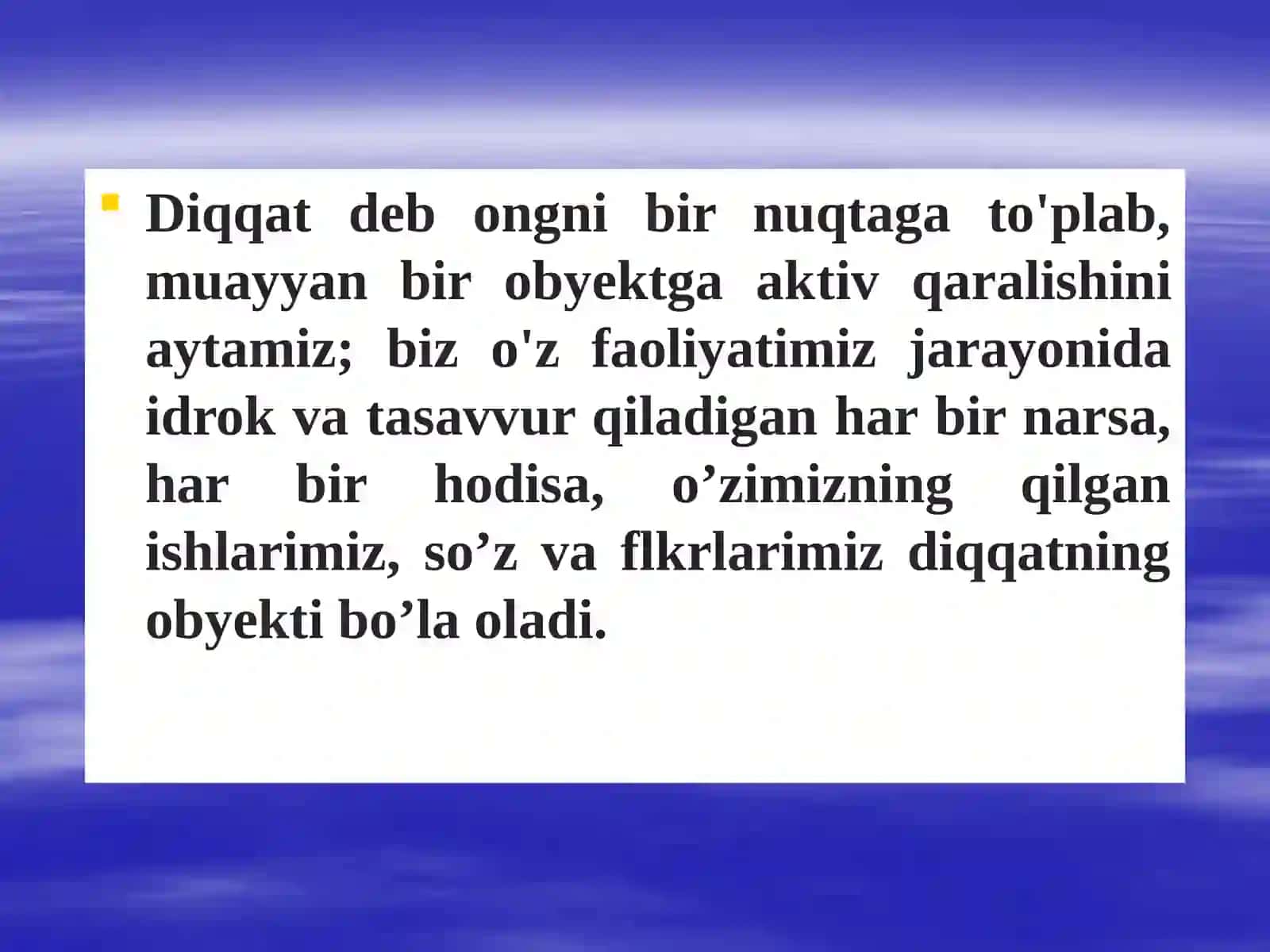 Shaxsning bilish (psixik) jarayonlari 4